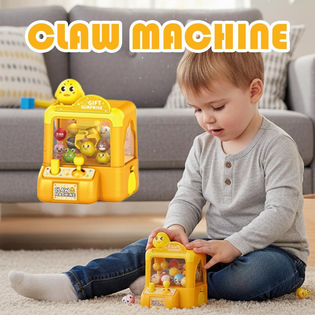 Arcade Vending Machines - ตู้คีบตุ๊กตาอาร์เคดสุดน่ารัก เครื่องเล่นเกมอิเล็กทรอนิกส์ ปรับระดับได้ พร้อมเสียงเพลง ของขวัญวันเกิดสำหรับเด็ก