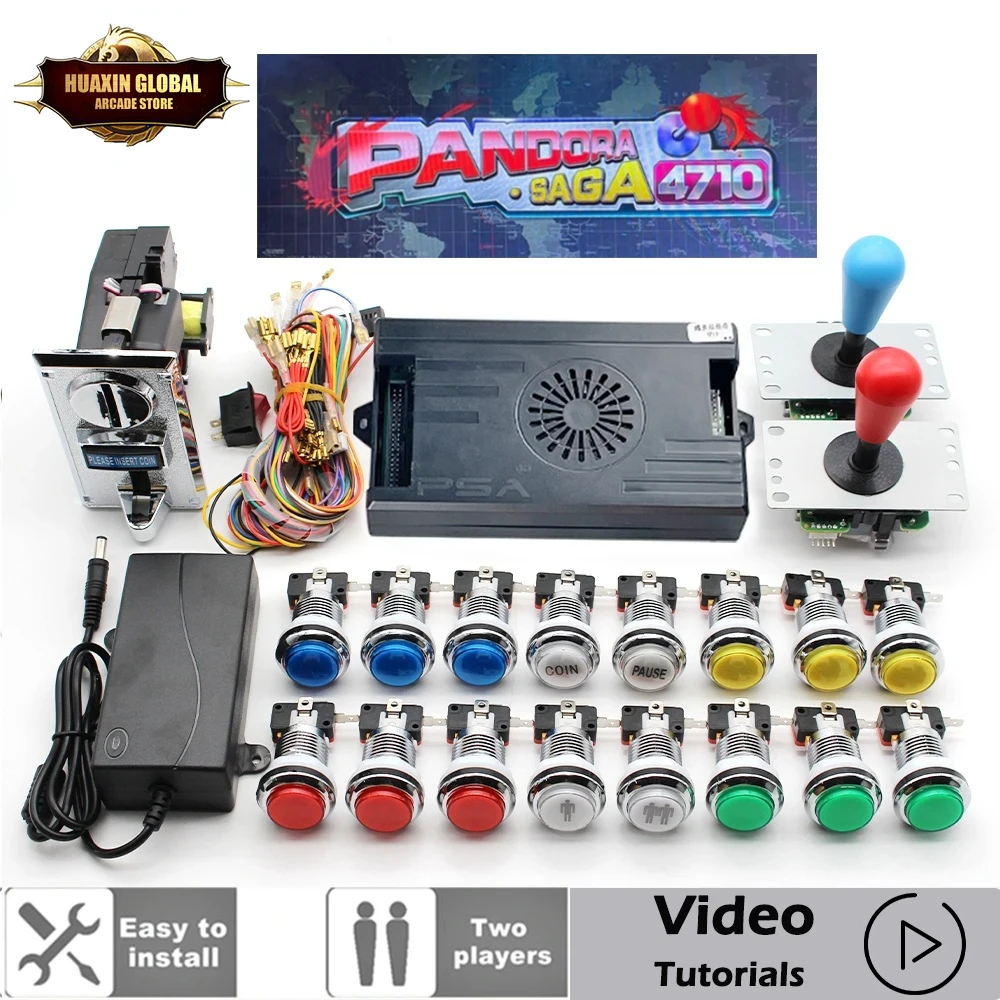 ผู้เล่น2คน4710 In 1 Pandora Sa - Trackball Controller Arcade บทวิจารณ์และราคา