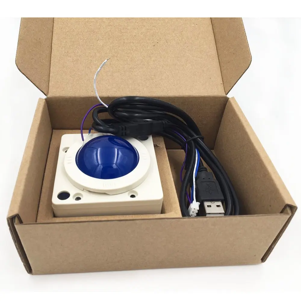 เมาส์แทร็กบอลอาร์เคด USB ขนาด  - Trackball Controller Arcade บทวิจารณ์และราคา