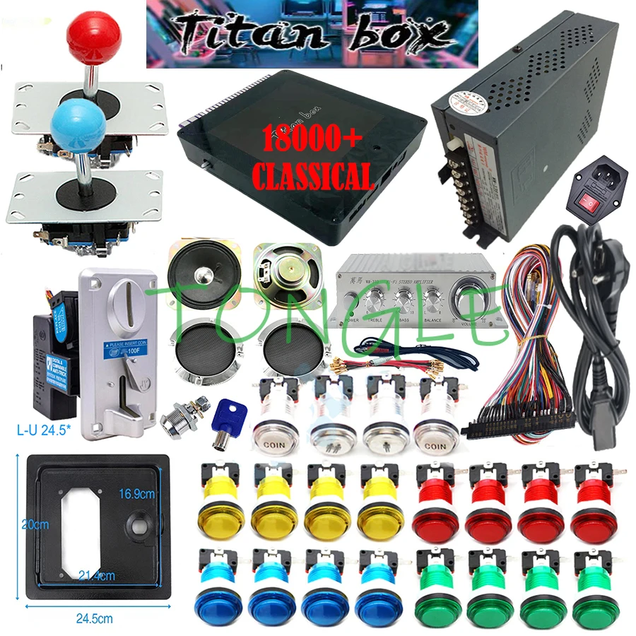 ผู้เล่น 2 คน Titan Box 18000 + - Arcade Game Jackpot บทวิจารณ์และราคา